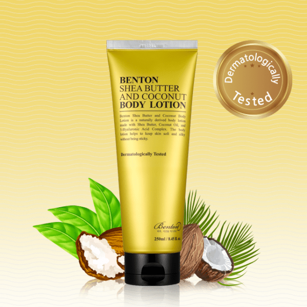 BENTON Shea Butter and Coconut Body Lotion